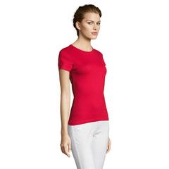 Vue MISS WOMEN T-SHIRT 150g - Miss de couleur rouge| Krokrodeal