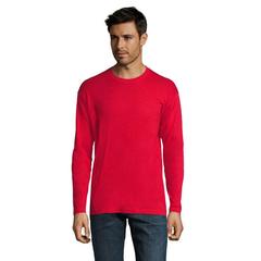 Vue MONARCH MEN T-Shirt 150g - Monarch de couleur rouge| Krokrodeal