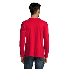 Vue MONARCH MEN T-Shirt 150g - Monarch de couleur rouge| Krokrodeal