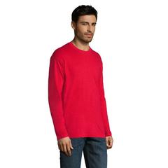 Vue MONARCH MEN T-Shirt 150g - Monarch de couleur rouge| Krokrodeal
