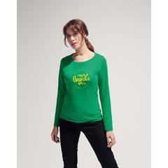 Vue MAJESTIC T-SHIRT MANCHES LG - Majestic de couleur bleu| Krokrodeal