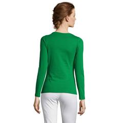 Vue MAJESTIC T-SHIRT MANCHES LG - Majestic de couleur vert| Krokrodeal