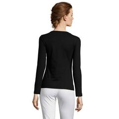 Vue MAJESTIC T-SHIRT MANCHES LG - Majestic de couleur noir| Krokrodeal