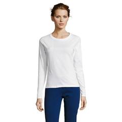 Vue MAJESTIC T-SHIRT MANCHES LG - Majestic de couleur blanc| Krokrodeal