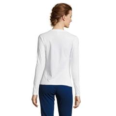 Vue MAJESTIC T-SHIRT MANCHES LG - Majestic de couleur blanc| Krokrodeal