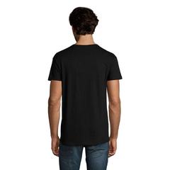 Vue IMPERIAL MEN T-Shirt 190g - Imperial de couleur noir| Krokrodeal