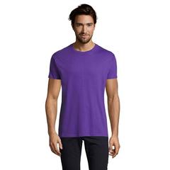 Vue IMPERIAL MEN T-Shirt 190g - Imperial de couleur violet| Krokrodeal