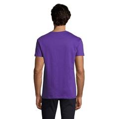 Vue IMPERIAL MEN T-Shirt 190g - Imperial de couleur violet| Krokrodeal