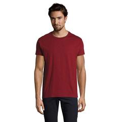 Vue IMPERIAL MEN T-Shirt 190g - Imperial de couleur rouge| Krokrodeal