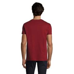 Vue IMPERIAL MEN T-Shirt 190g - Imperial de couleur rouge| Krokrodeal