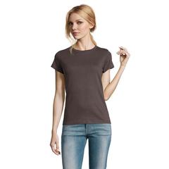 Vue IMPERIAL WOMEN T-Shirt 190g - Imperial women de couleur gris| Krokrodeal