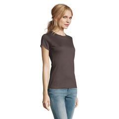 Vue IMPERIAL WOMEN T-Shirt 190g - Imperial women de couleur gris| Krokrodeal
