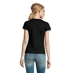 Vue IMPERIAL WOMEN T-Shirt 190g - Imperial women de couleur noir| Krokrodeal