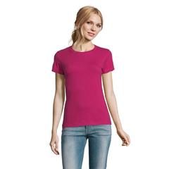 Vue IMPERIAL WOMEN T-Shirt 190g - Imperial women de couleur rose| Krokrodeal