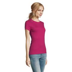 Vue IMPERIAL WOMEN T-Shirt 190g - Imperial women de couleur rose| Krokrodeal