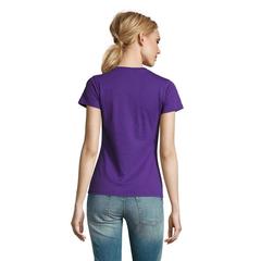 Vue IMPERIAL WOMEN T-Shirt 190g - Imperial women de couleur violet| Krokrodeal