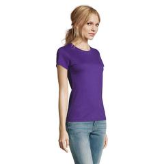 Vue IMPERIAL WOMEN T-Shirt 190g - Imperial women de couleur violet| Krokrodeal