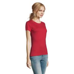 Vue IMPERIAL WOMEN T-Shirt 190g - Imperial women de couleur rouge| Krokrodeal