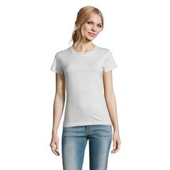 Vue IMPERIAL WOMEN T-Shirt 190g - Imperial women de couleur blanc| Krokrodeal