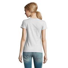 Vue IMPERIAL WOMEN T-Shirt 190g - Imperial women de couleur blanc| Krokrodeal