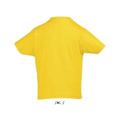 Vue IMPERIAL KIDS T-SHIRT 190 - Imperial kids de couleur jaune| Krokrodeal