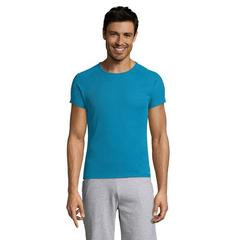 Vue SPORTY MEN T-Shirt - Sporty de couleur bleu| Krokrodeal