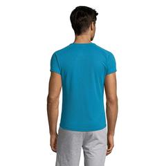Vue SPORTY MEN T-Shirt - Sporty de couleur bleu| Krokrodeal