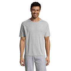Vue SPORTY MEN T-Shirt - Sporty de couleur gris| Krokrodeal