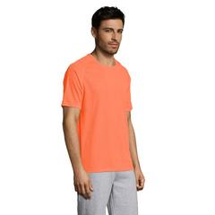 Vue SPORTY MEN T-Shirt - Sporty de couleur orange| Krokrodeal