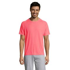 Vue SPORTY MEN T-Shirt - Sporty de couleur rose| Krokrodeal
