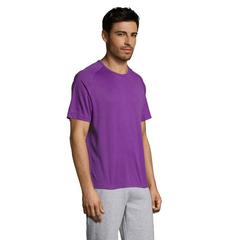 Vue SPORTY MEN T-Shirt - Sporty de couleur violet| Krokrodeal