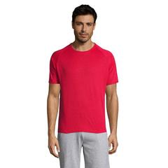 Vue SPORTY MEN T-Shirt - Sporty de couleur rouge| Krokrodeal
