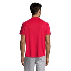 Vue SPORTY MEN T-Shirt - Sporty de couleur rouge| Krokrodeal