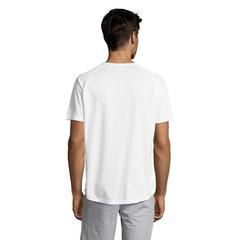 Vue SPORTY MEN T-Shirt - Sporty de couleur blanc| Krokrodeal