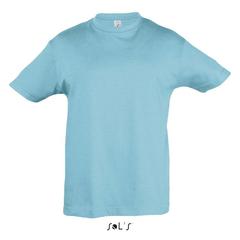 Vue REGENT KIDS T-SHIRT 150g - Regent kids de couleur bleu| Krokrodeal