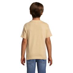 Vue REGENT KIDS T-SHIRT 150g - Regent kids de couleur marron| Krokrodeal