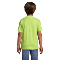 Vue REGENT KIDS T-SHIRT 150g - Regent kids de couleur vert| Krokrodeal