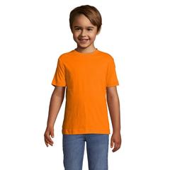 Vue REGENT KIDS T-SHIRT 150g - Regent kids de couleur orange| Krokrodeal
