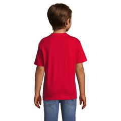 Vue REGENT KIDS T-SHIRT 150g - Regent kids de couleur rouge| Krokrodeal