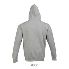 Vue SLAM sweat capuche - Slam de couleur gris| Krokrodeal