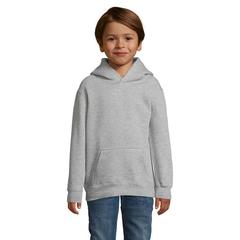 Vue SLAM KIDS Sweat Capuche - Slam kids de couleur gris| Krokrodeal