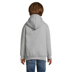 Vue SLAM KIDS Sweat Capuche - Slam kids de couleur gris| Krokrodeal