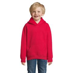 Vue SLAM KIDS Sweat Capuche - Slam kids de couleur rouge| Krokrodeal