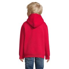 Vue SLAM KIDS Sweat Capuche - Slam kids de couleur rouge| Krokrodeal