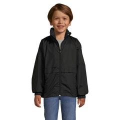 Vue SURF KIDS COUPE-VENT ENFANT - Surf kids de couleur noir| Krokrodeal