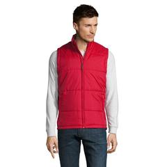 Vue WARM MEN Bodywarmer - Warm de couleur rouge| Krokrodeal