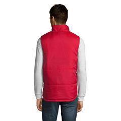 Vue WARM MEN Bodywarmer - Warm de couleur rouge| Krokrodeal