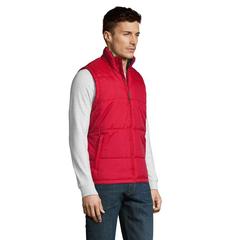 Vue WARM MEN Bodywarmer - Warm de couleur rouge| Krokrodeal