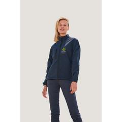 Vue ROXY ZIP SOFTSHELL FEMME - Roxy de couleur bleu| Krokrodeal