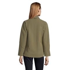 Vue ROXY ZIP SOFTSHELL FEMME - Roxy de couleur vert| Krokrodeal